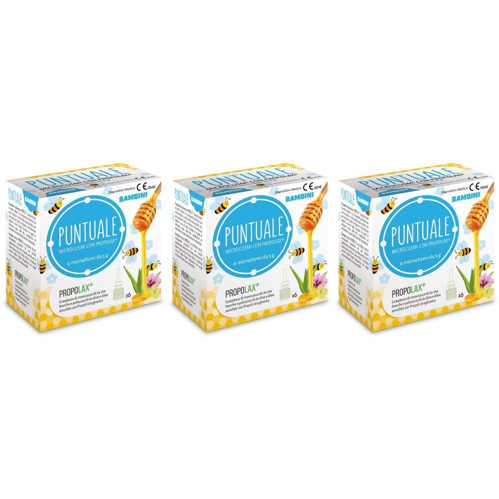 PUNTUALE MICROCLISMI 5 g Bambini 6 contenitori monouso