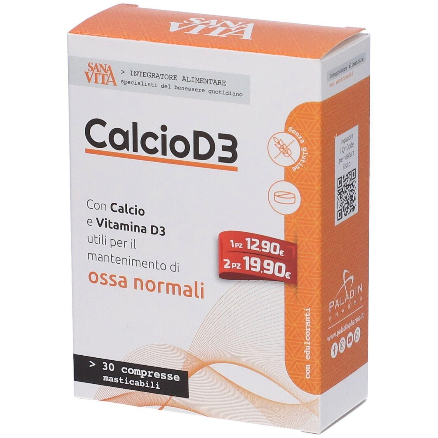 Sanavita Calcio Vitd3 Compresse
