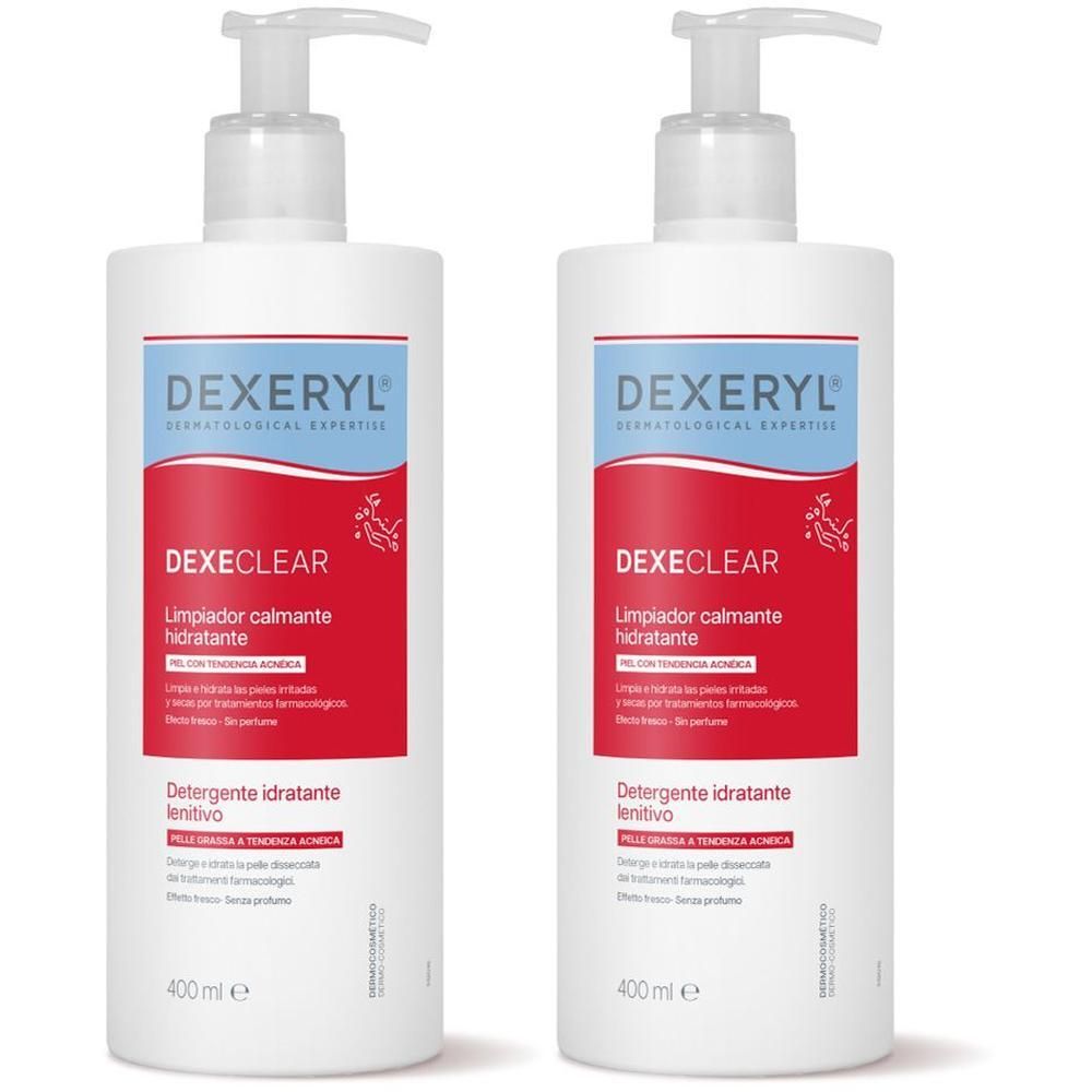 DEXECLEAR Detergente Idratante Lenitivo Pelle Grassa e Grassa a Tendenza Acneica