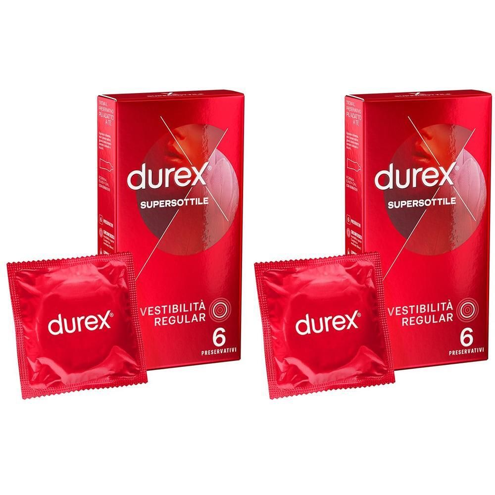 Preservativi Durex Supersottile 6 Pezzi