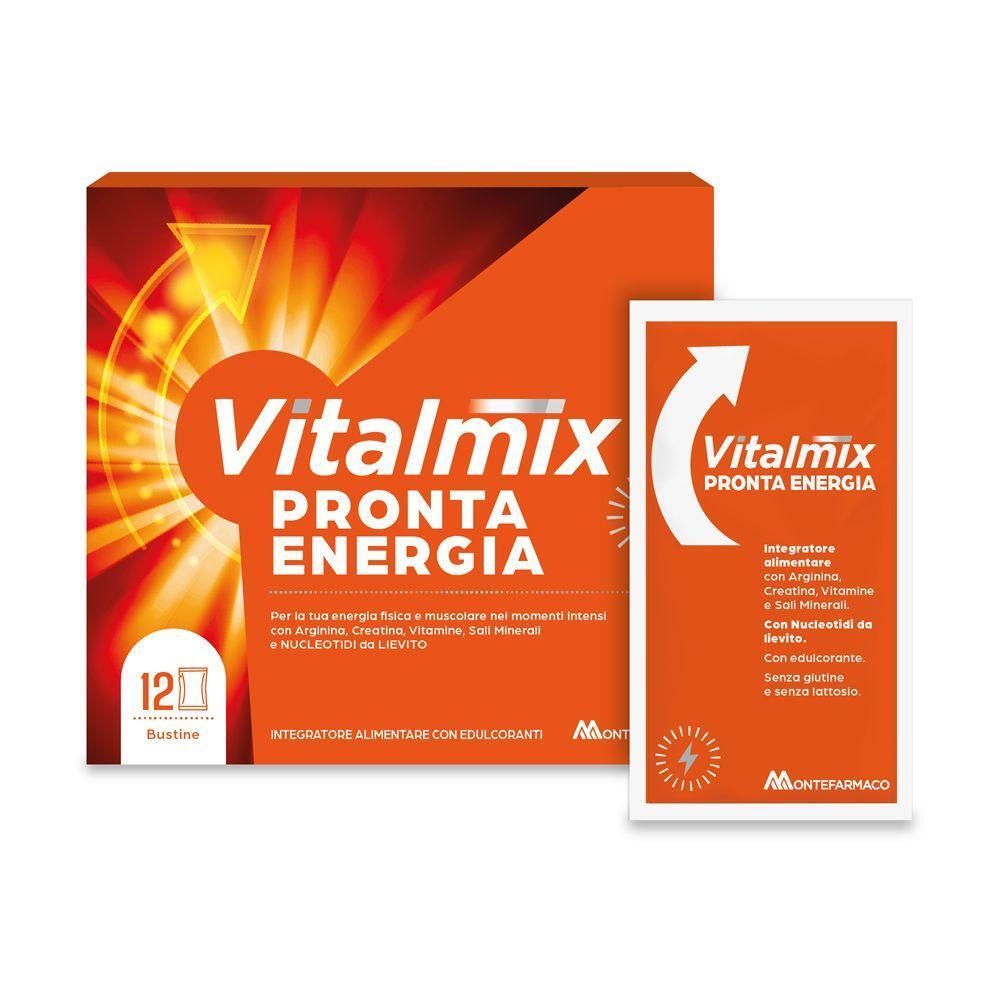 Vitalmix Pronta Energia 12 Bustine Contro Stanchezza Fisica e Muscolare