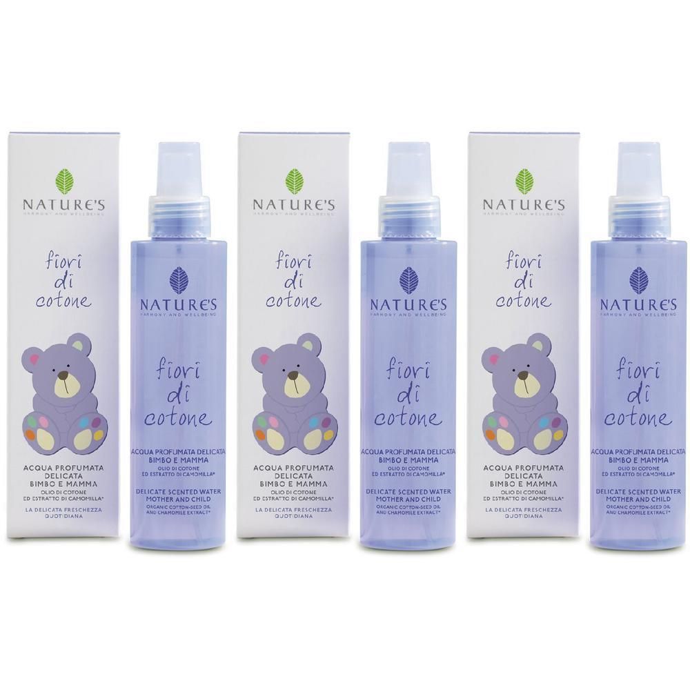 Due spray Nature's Fiori di Cotone con motivo orsetto.