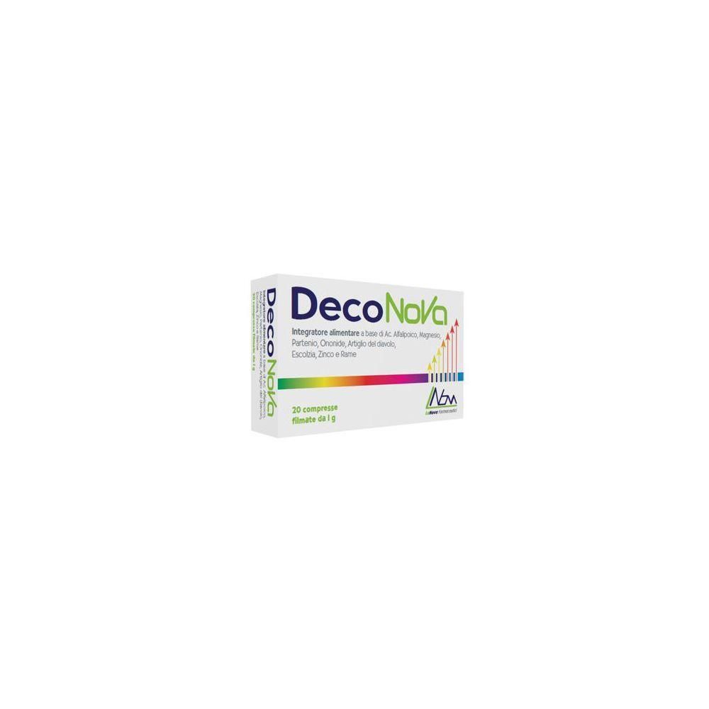 Confezione da 30 compresse DecoNova, integratore alimentare.