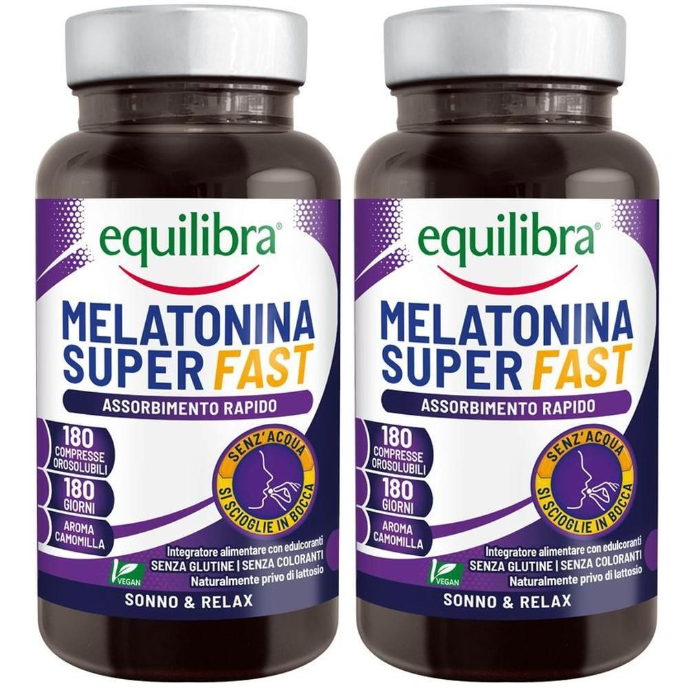 Equilibra Melatonina Super Fast 180 Compresse