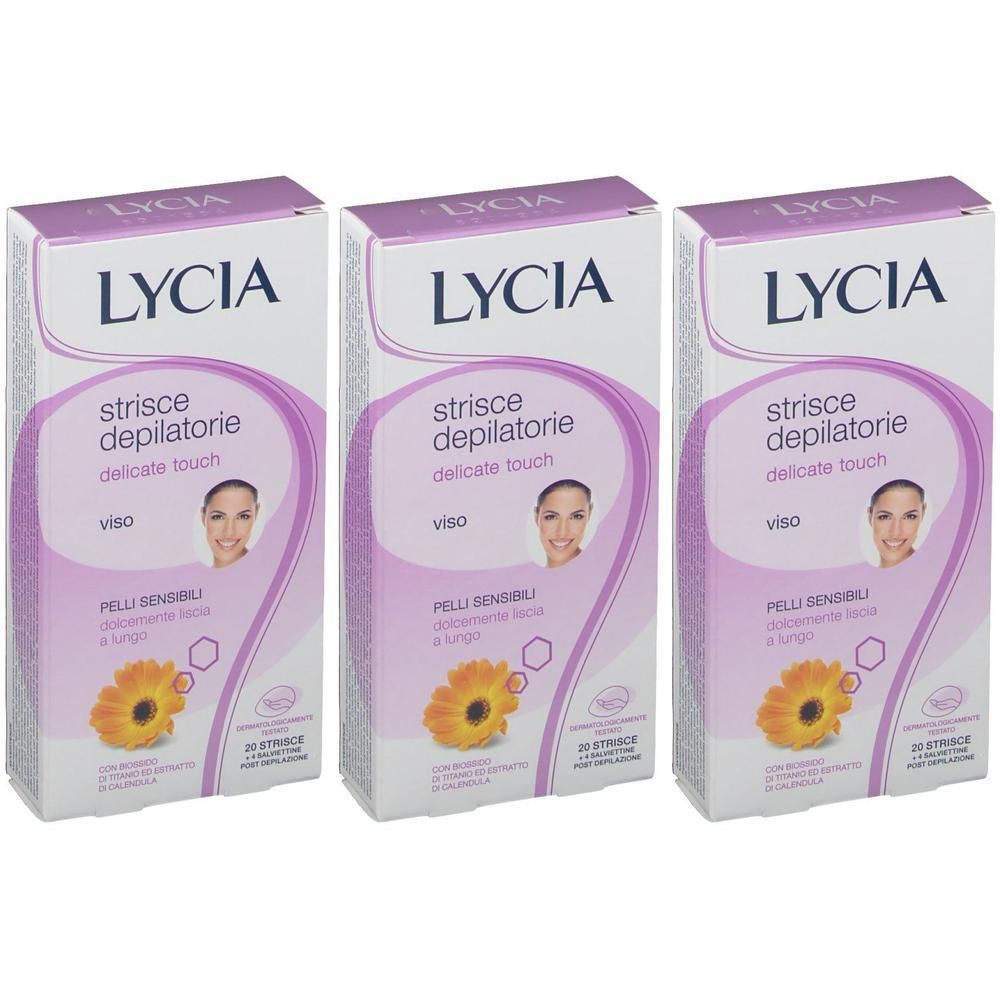 Lycia Strisce Depilatorie Delicate Touch Viso