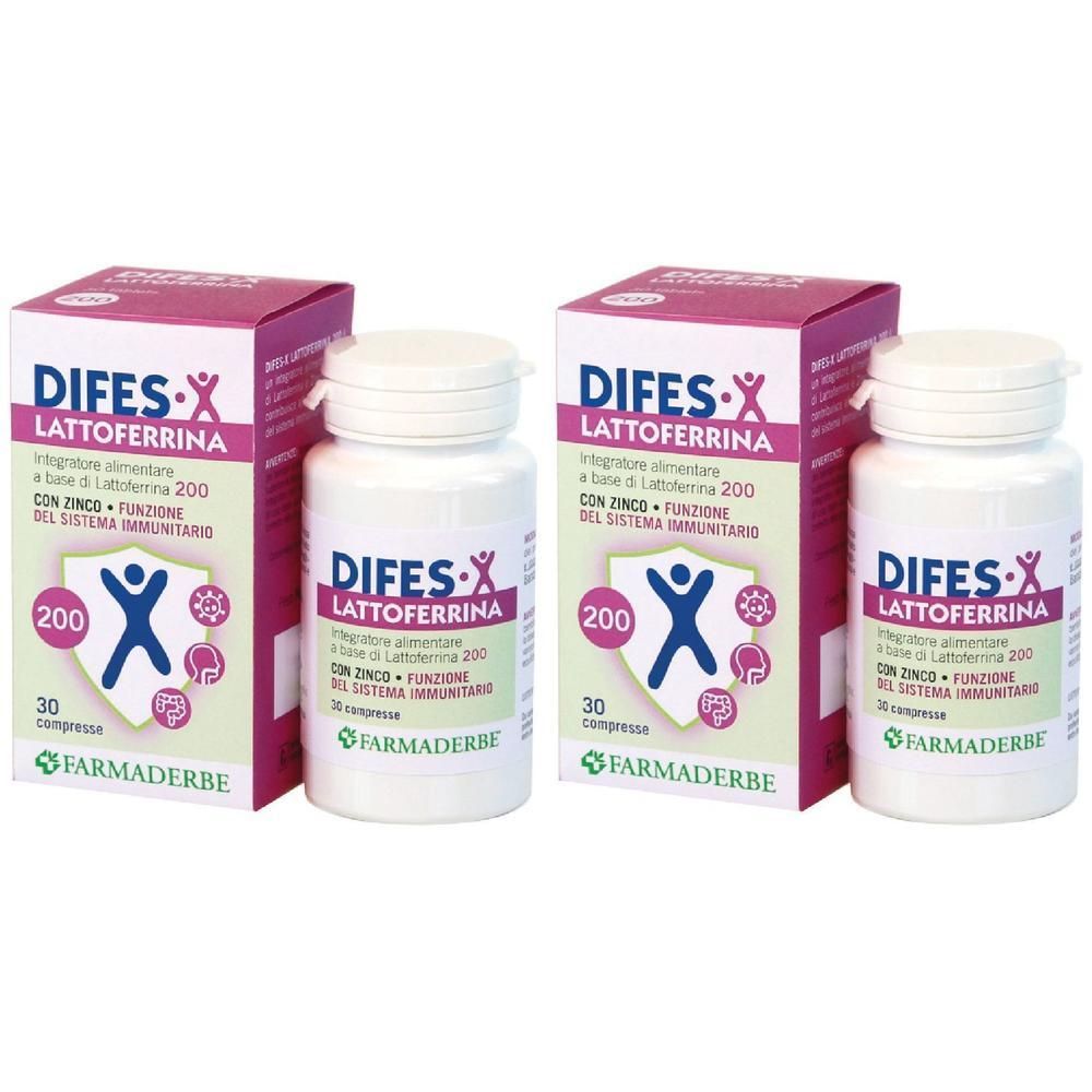 Difes-X Lattoferrina 200 con Zinco Compresse