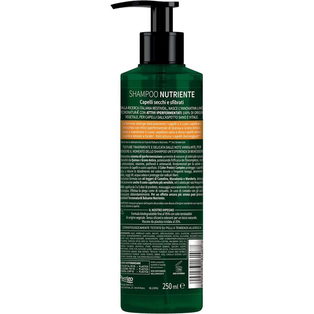 Restivoil Tecnonaturae Shampoo Nutriente Cereali Iperfermentati