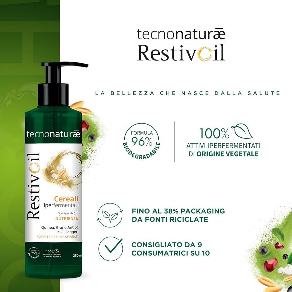 Restivoil Tecnonaturae Shampoo Nutriente Cereali Iperfermentati