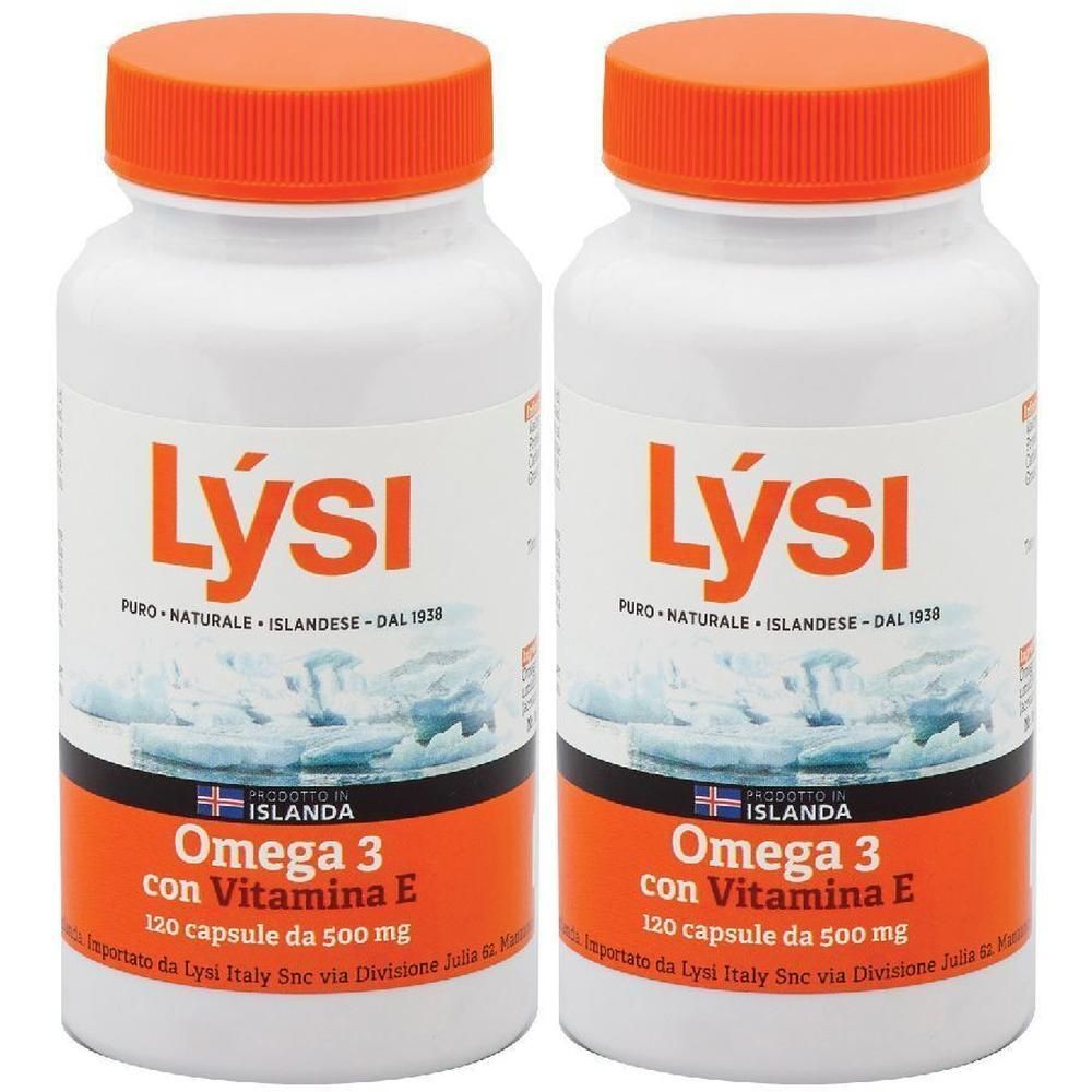 Lysi Omega 3 Vitamina E 120 Capsule