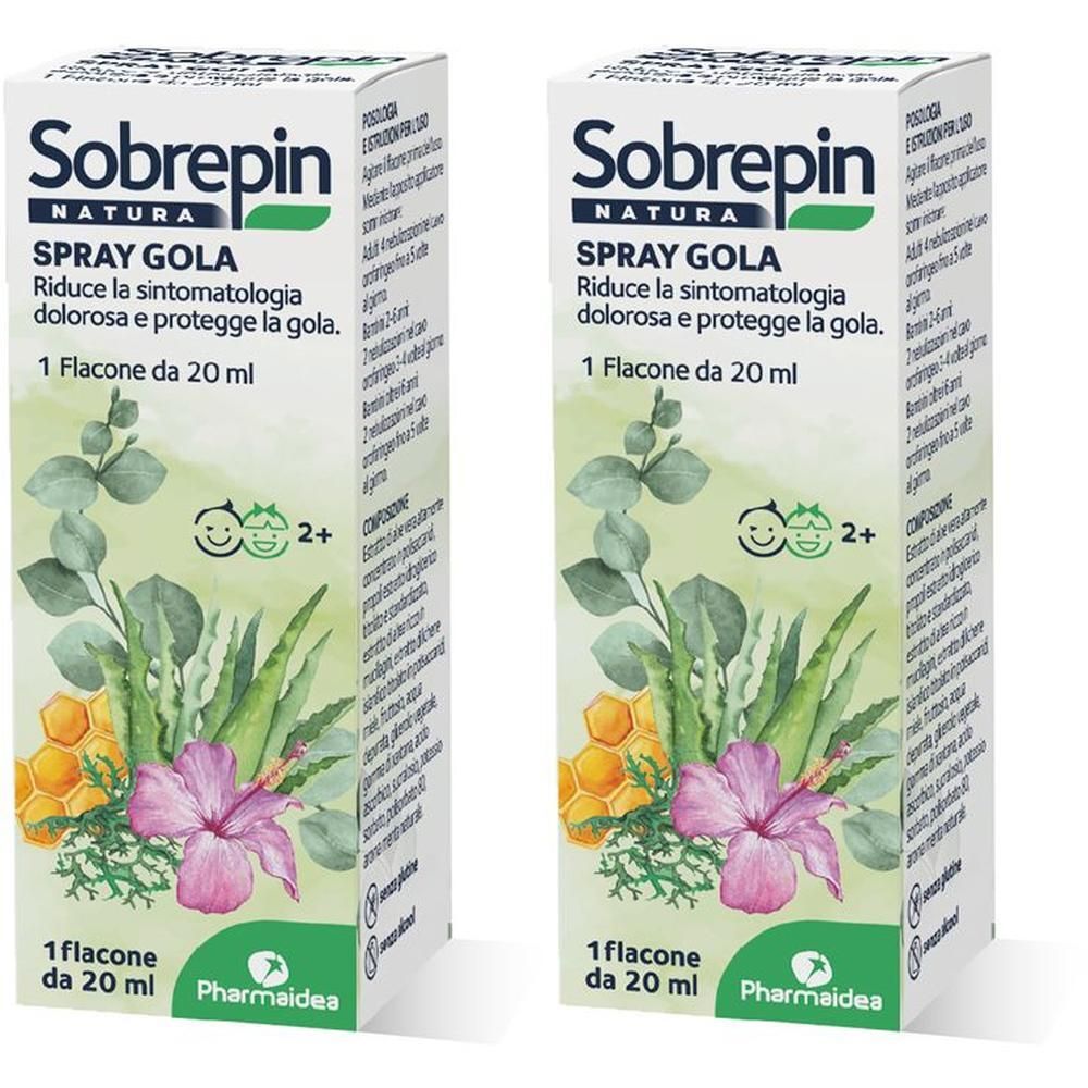 Sobrepin Natura Gola/Tosse Spray 20ml Con Estratti Naturali