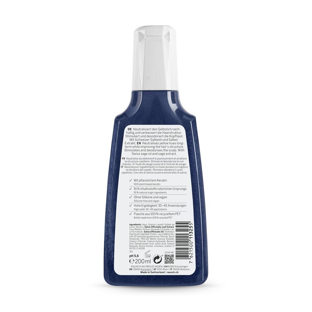 RAUSCH Shampoo Lucentezza Argentea Alla Salvia