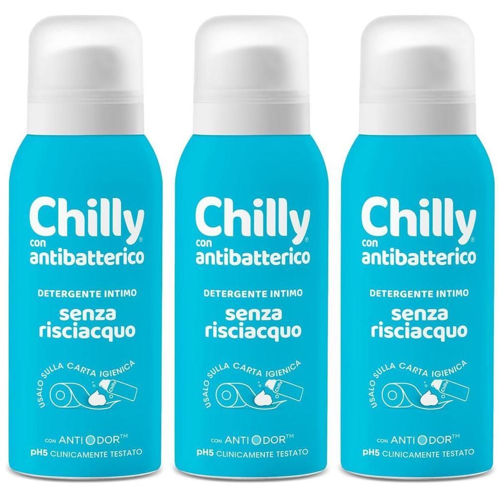 Chilly Detergente Intimo Senza Risciacquo con Antibatterico - 100 ml