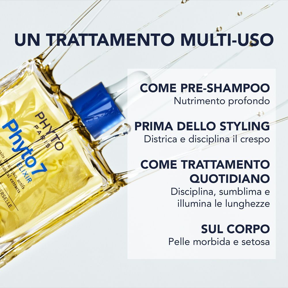 Phyto Paris Phyto 7 Elixir Olio per Capelli Sublimante Disciplinante