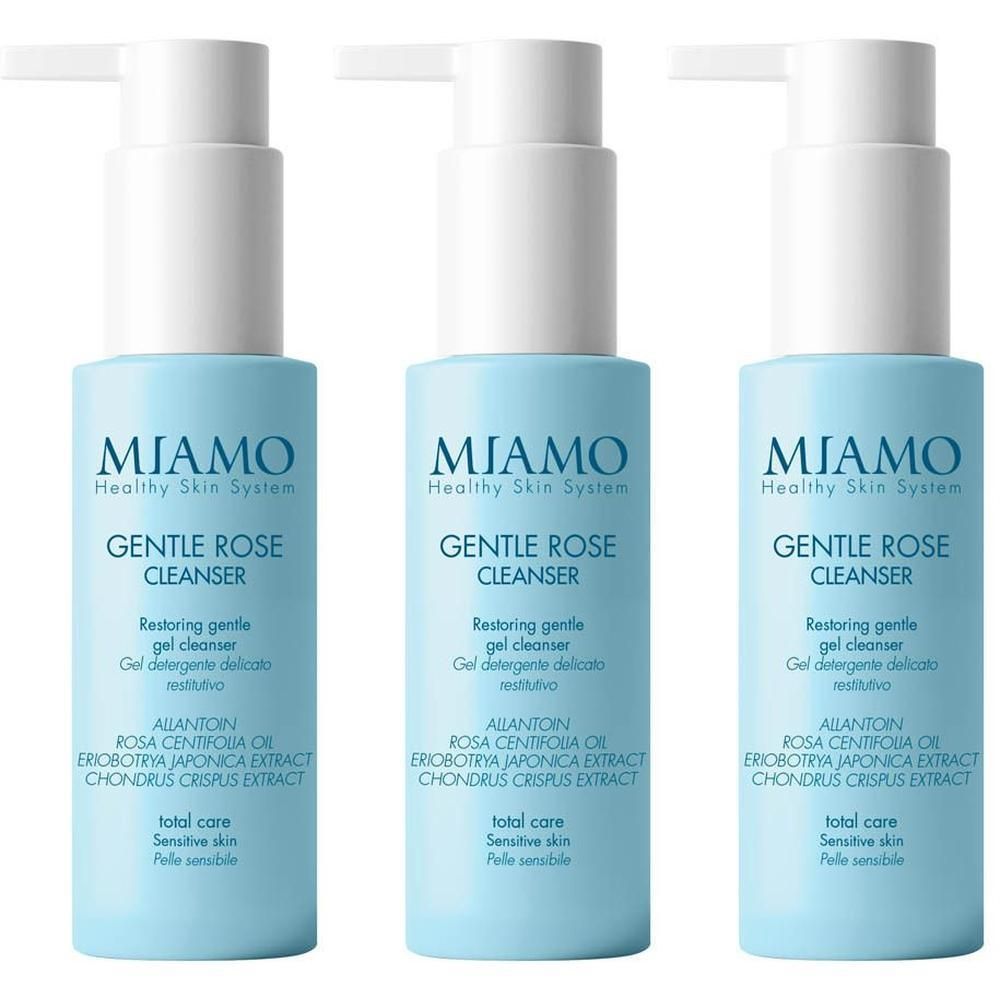 Miamo Gentle Rose Gel Detergente Viso Formato Travel Size