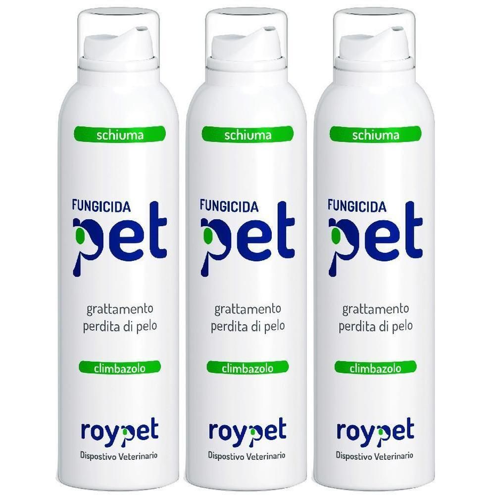 Due flaconi di shampoo Virbac Clorexyderm, 250ml.