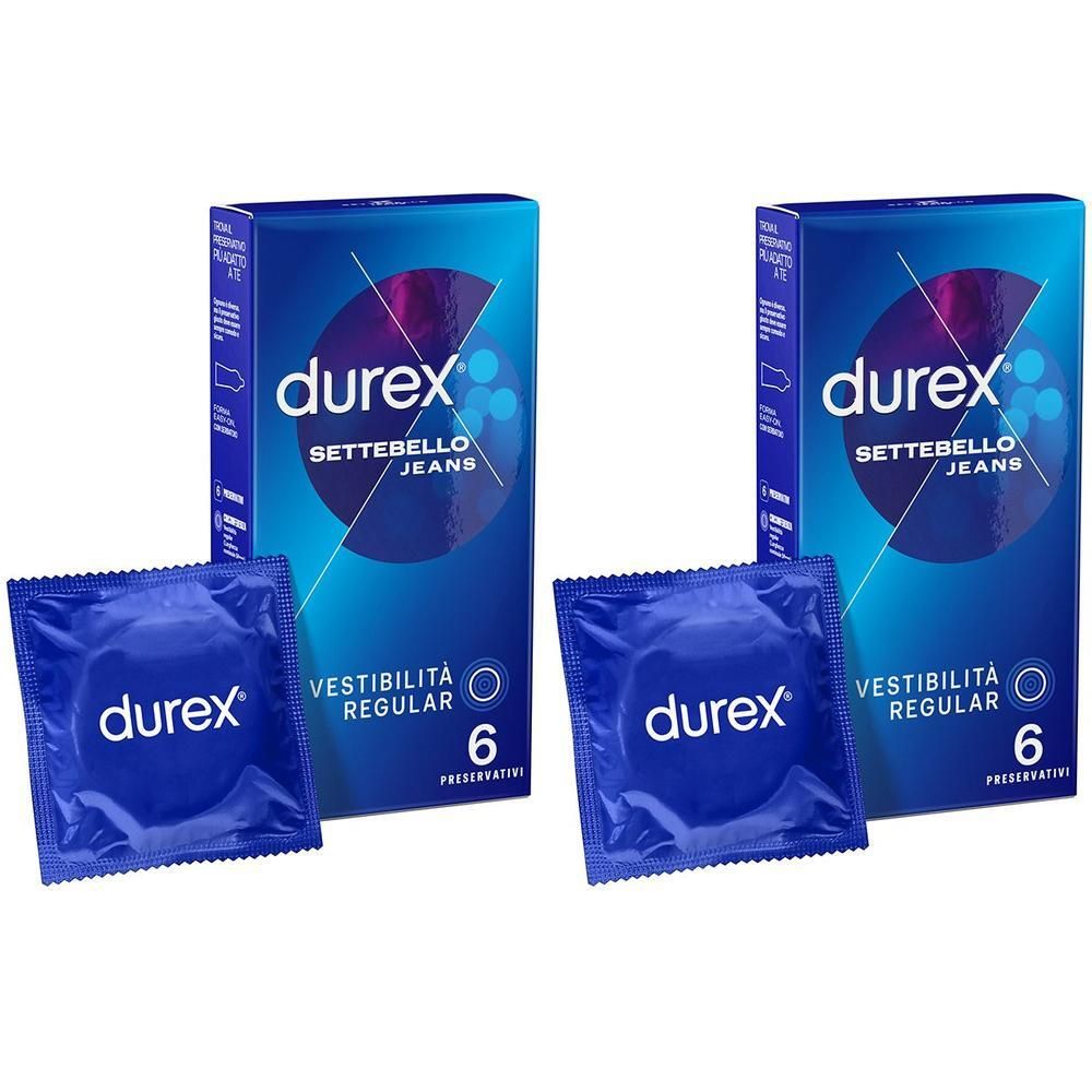 Preservativi Durex Settebello Jeans 6 Pezzi