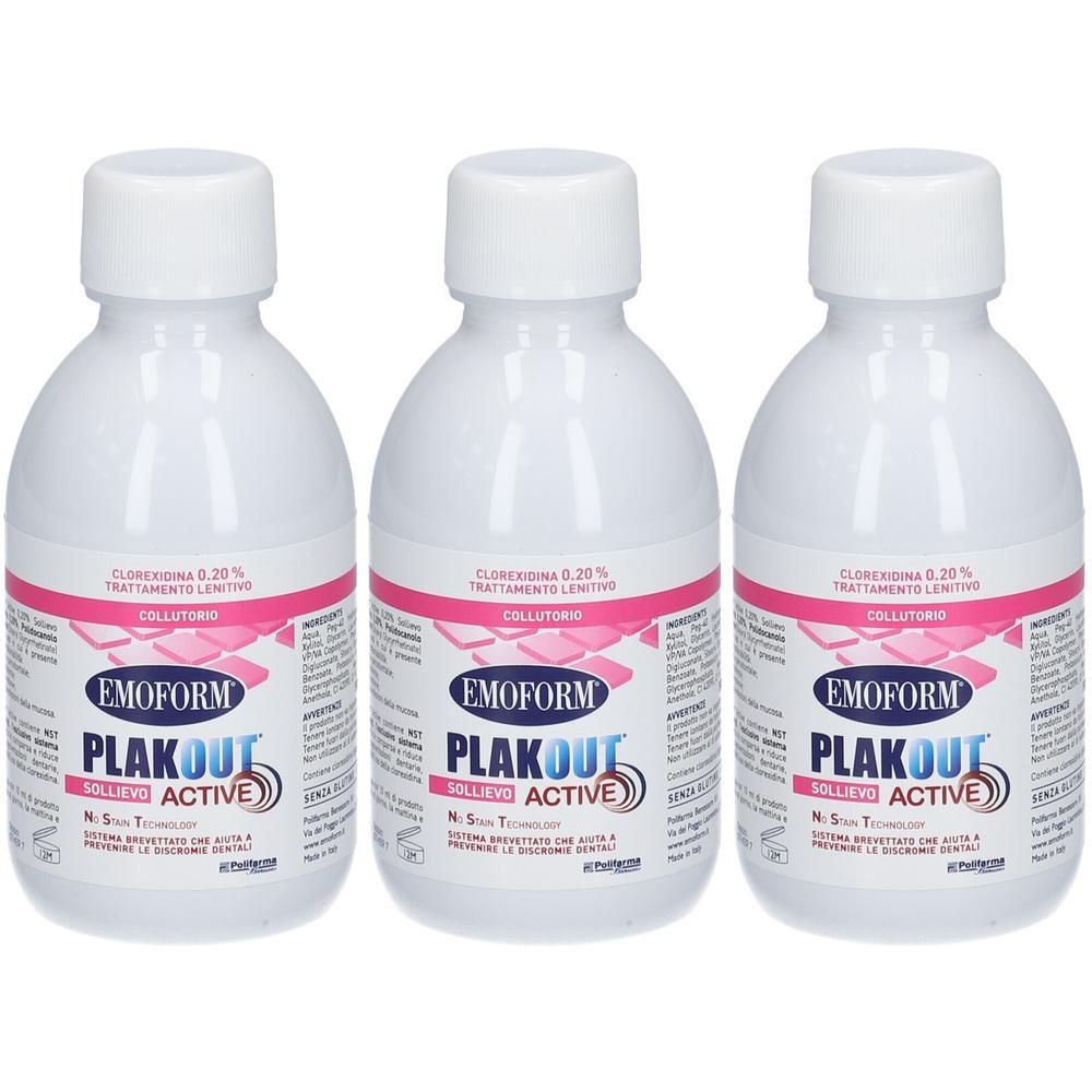 PlakOut® Active Sollievo 0,20% Collutorio