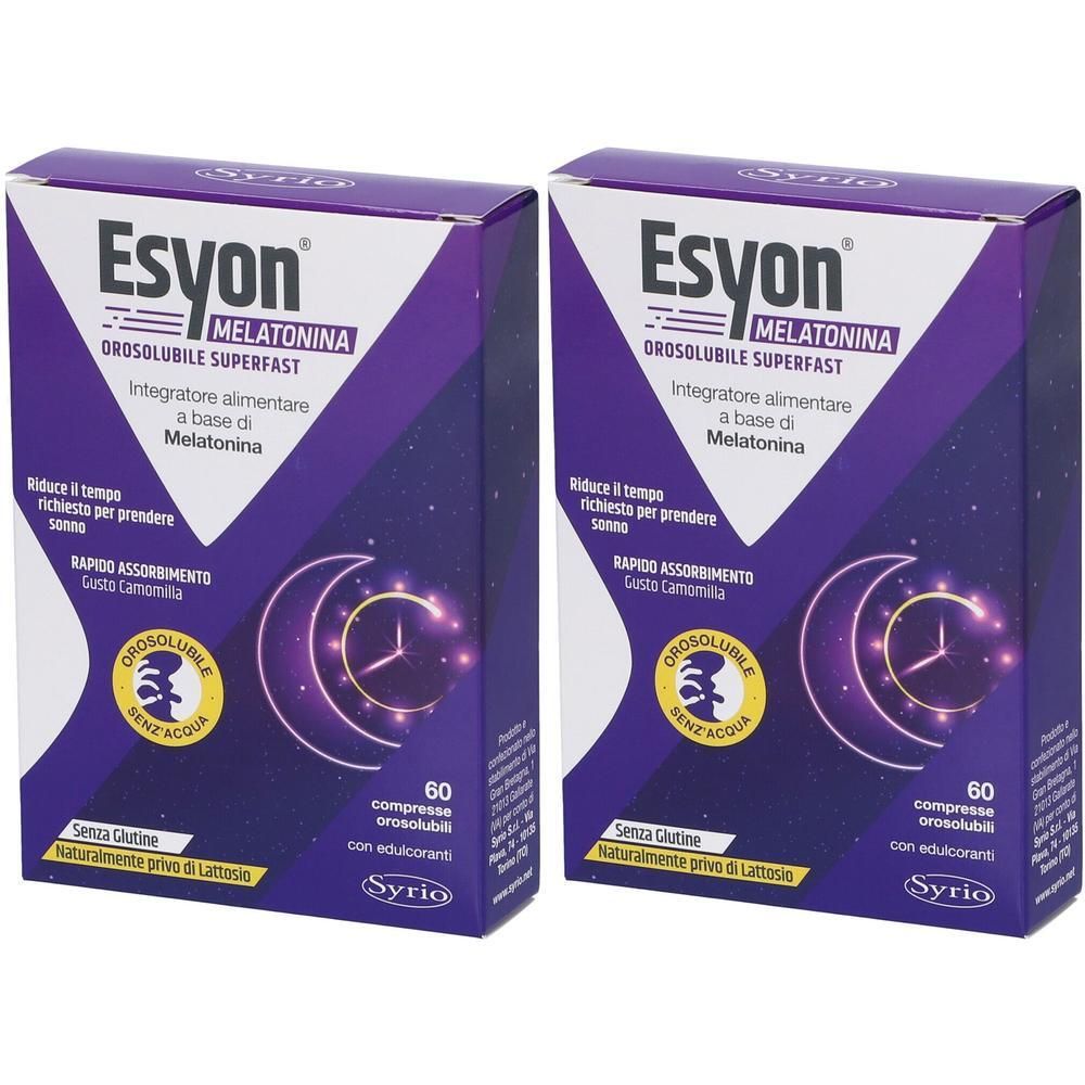 Esyon Melatonina Orosolubile Superfast Compresse