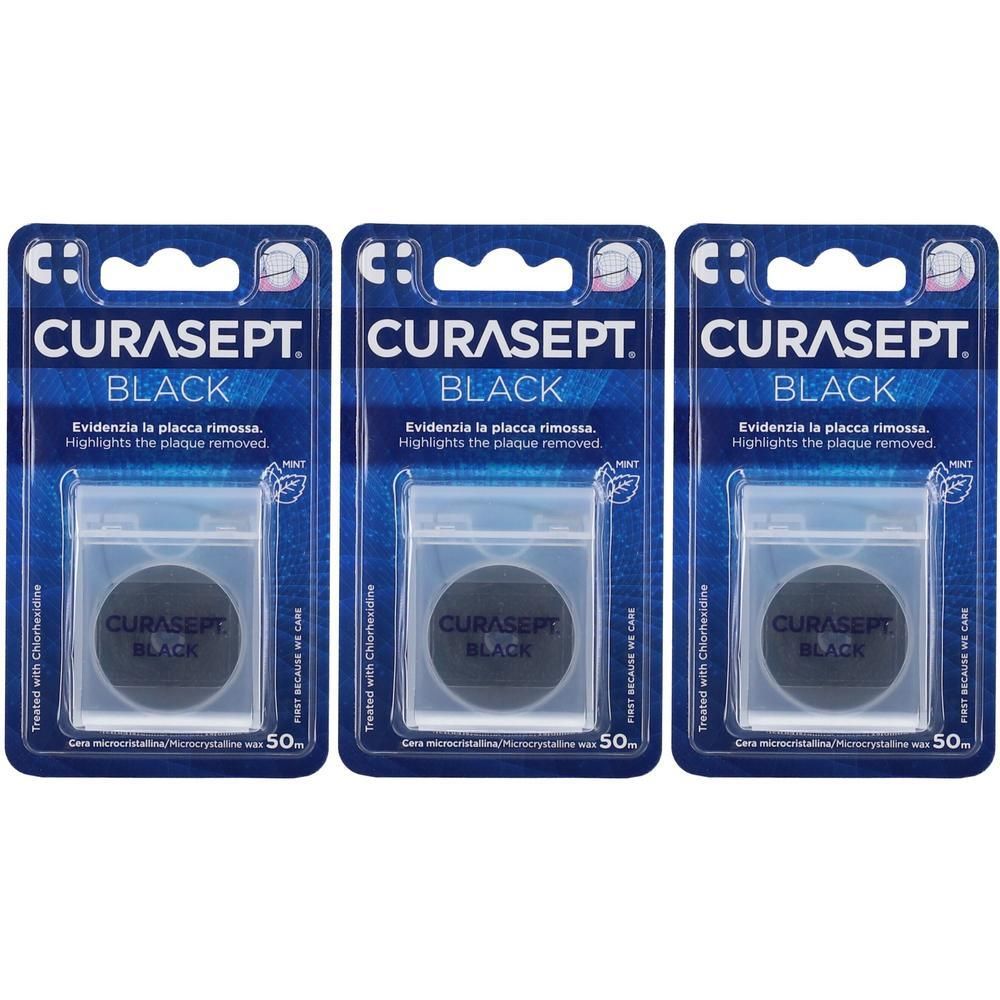 Curasept Floss Cerato Nero Clorexidina