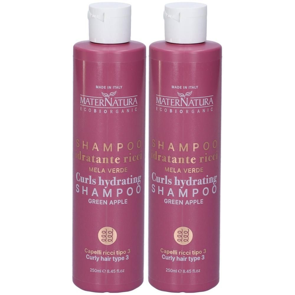 Madrenatura Shampoo Idratante alla Mela per Capelli Ricci