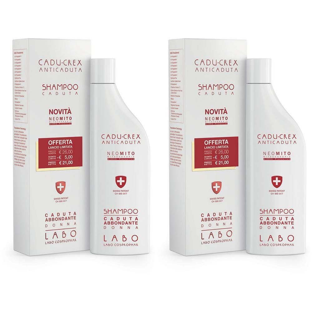 LABO Cadu-Crex Anticaduta Shampoo Caduta Neo-Mito Caduta Abbondante Donna 150ml