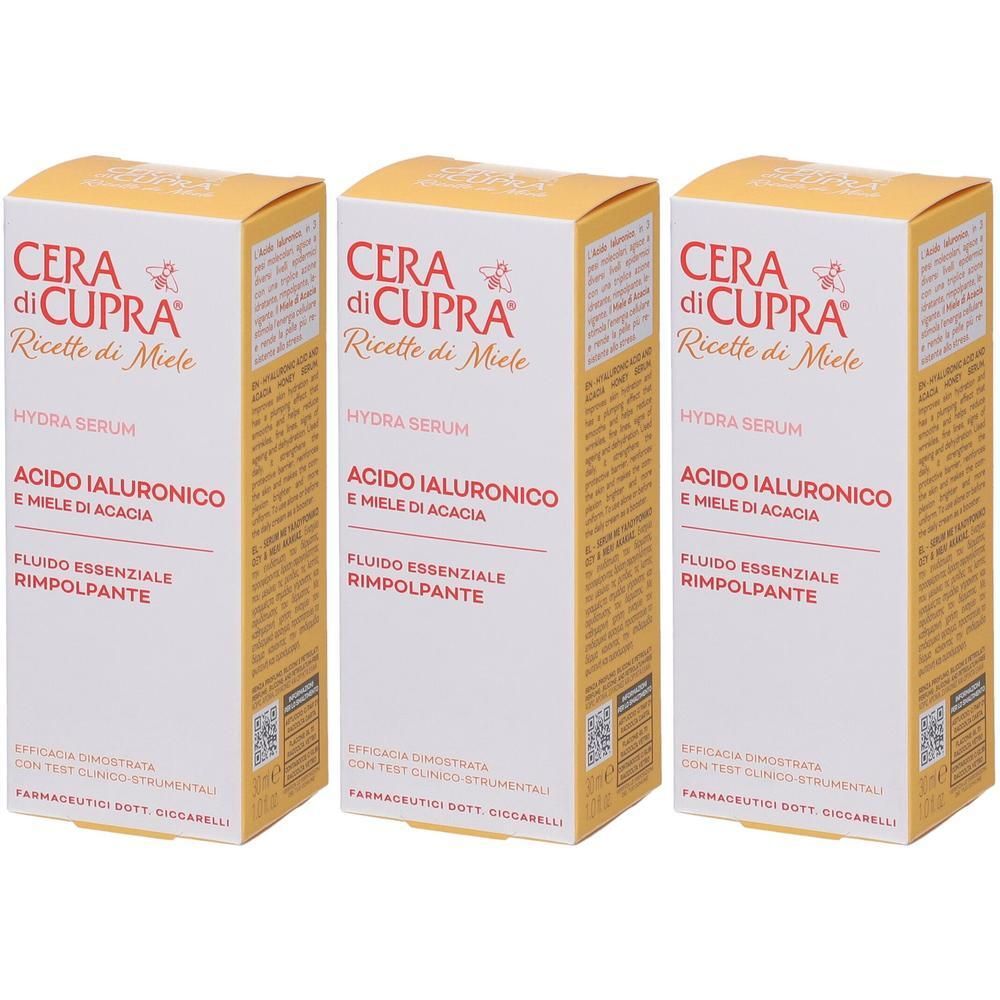 Cera di Cupra Hydra Serum Siero Acido Ialuronico e Miele di Acacia