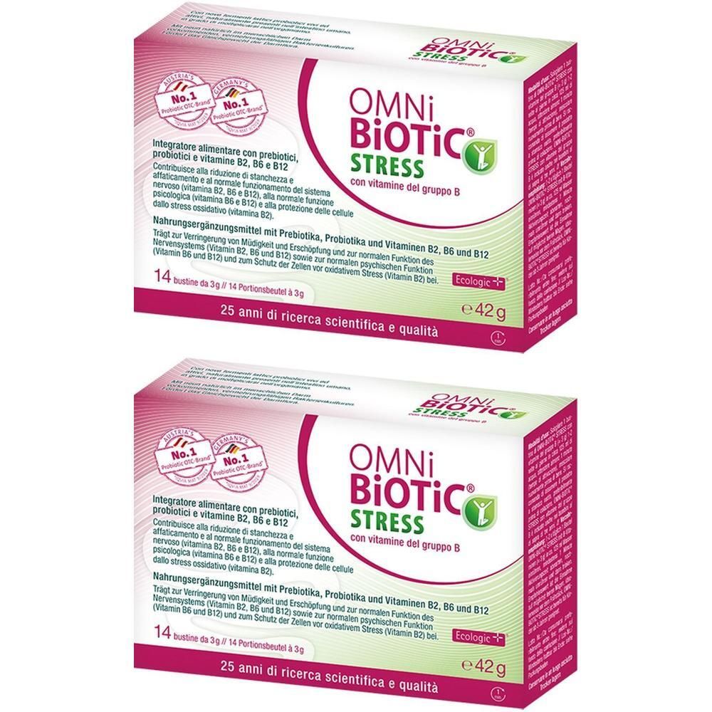 Omni Biotic Stress Vitamine Gruppo B 14 Bustine Da 3 G