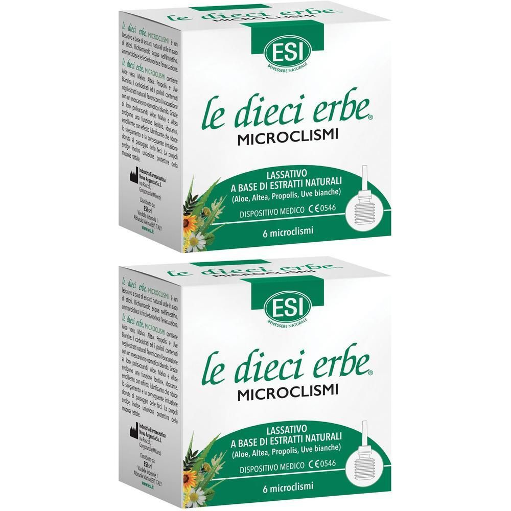 Esi Le Dieci Erbe Microclismi 6 Pezzi