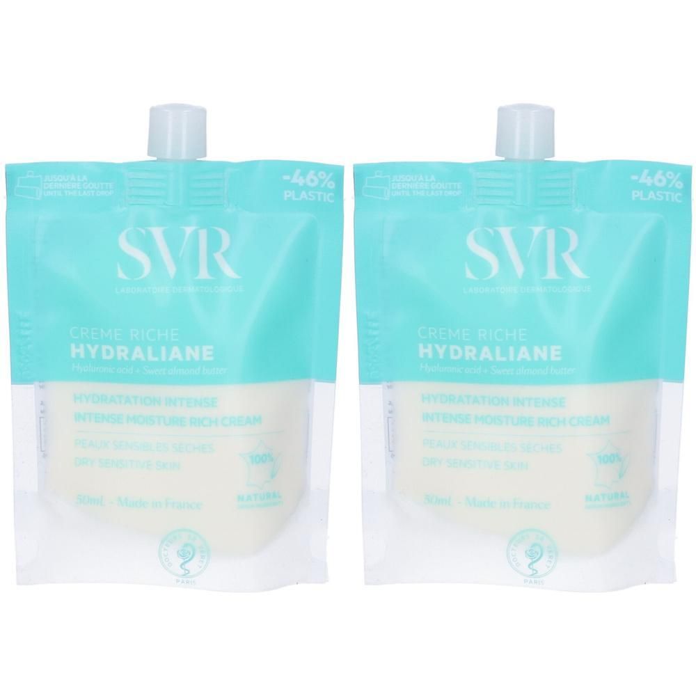 Due buste SVR Hydraliane Crema Ricca con tappo a vite.