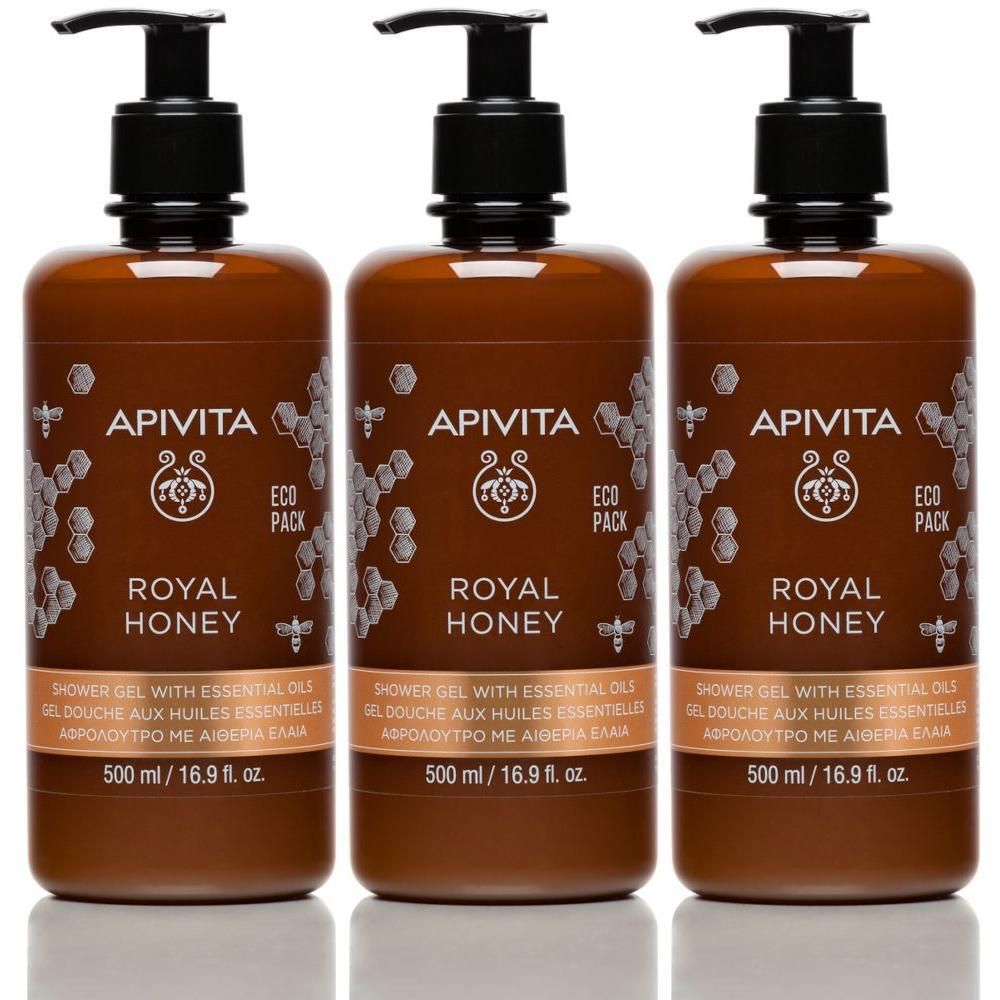 Apivita Royal Honey Gel Doccia Detergente con Miele, bagnoschiuma corpo