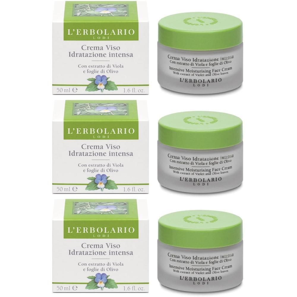 Crema Viso Idratazione Intensa Estratto Di Viola E Foglie Di Olivo 50 Ml