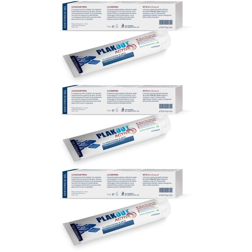 Emoform®Plak Out® Active Dentifricio 0,20%