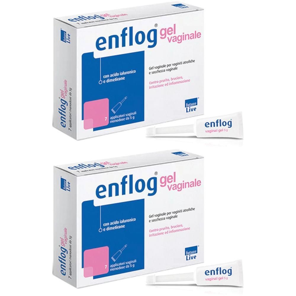 Enflog Gel Vaginale 7 Applicatori Monodose Da 5 G