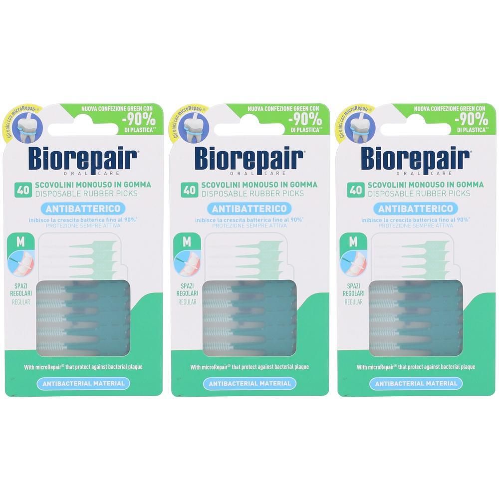 Biorepair® Scovolini Antibatterici In Gomma Regular