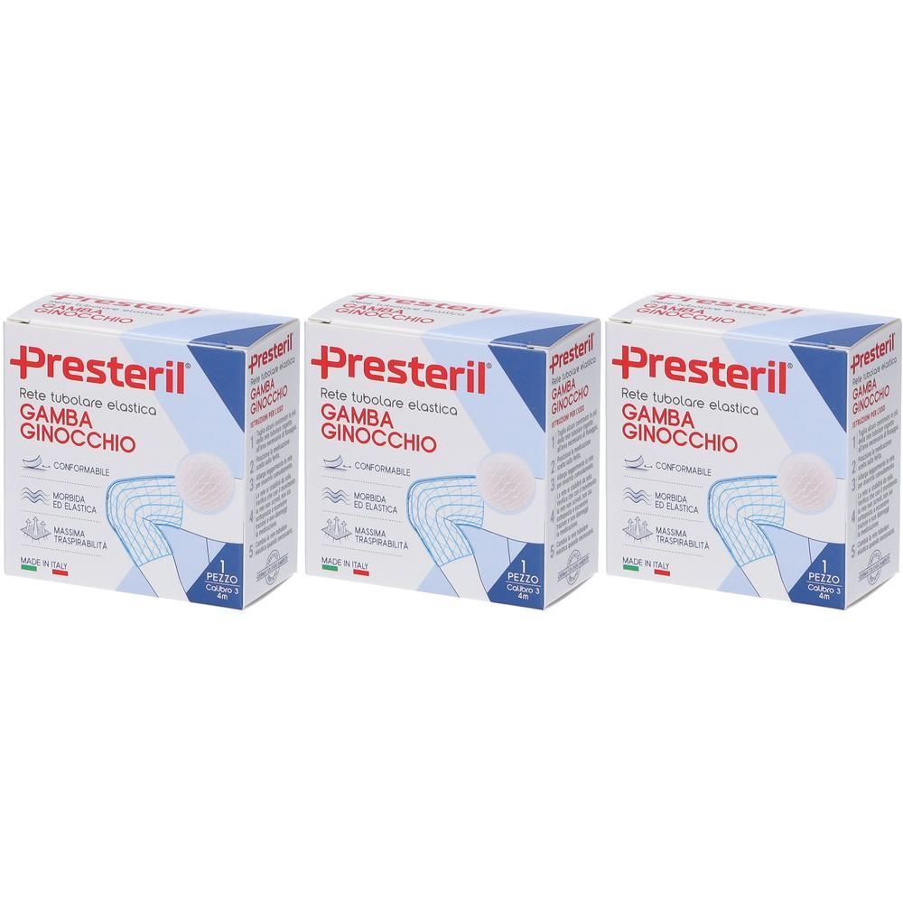 Medipresteril Rete Tubolare Elastica Per Gamba E Ginocchio Medipresteril Calibro 3 4m