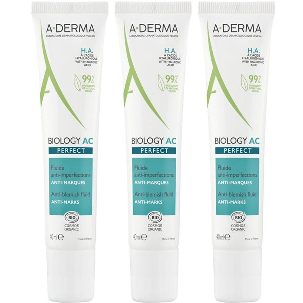 A-Derma Biology AC Perfect Fluido anti-imperfezioni 40ml - Pelle grassa a tendenza acneica