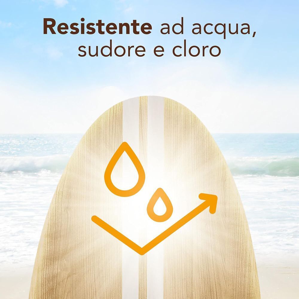 Simbolo resistenza acqua su tavola da surf.