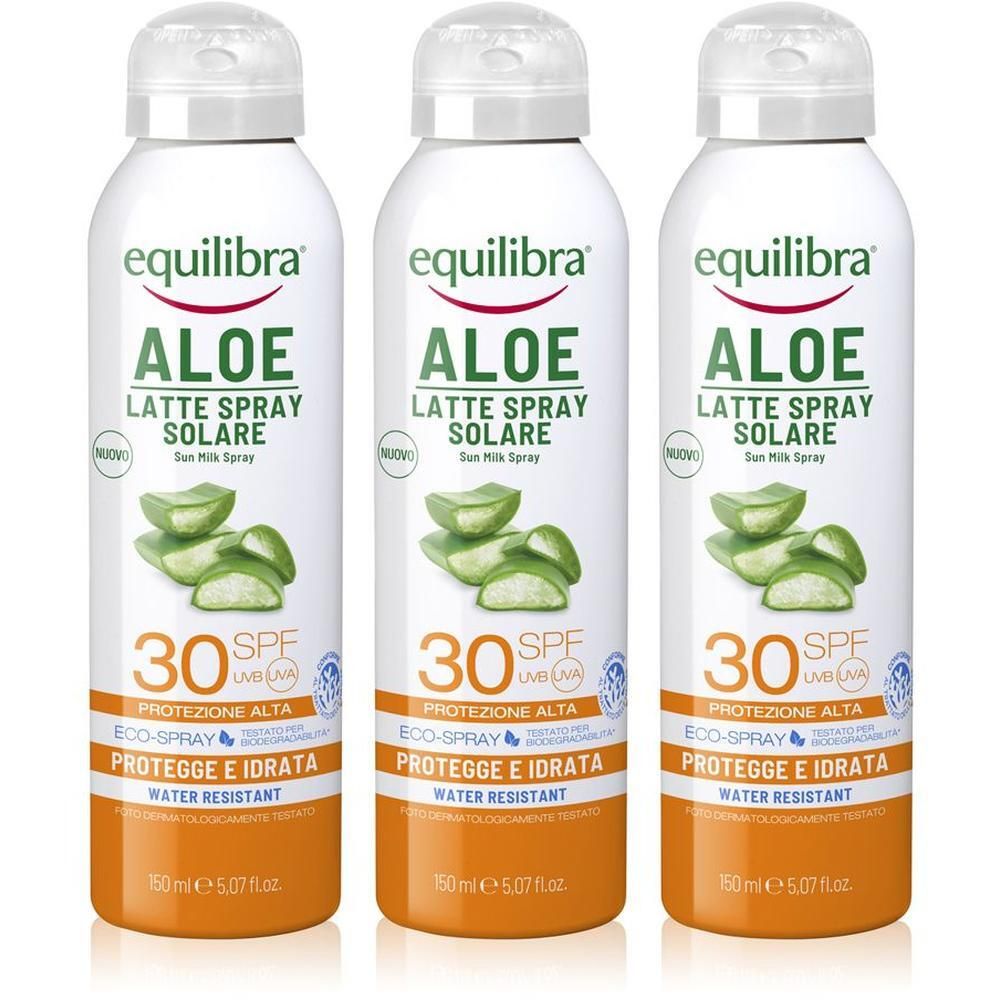 Equilibra® Aloe Latte Spray Solare SPF 30
