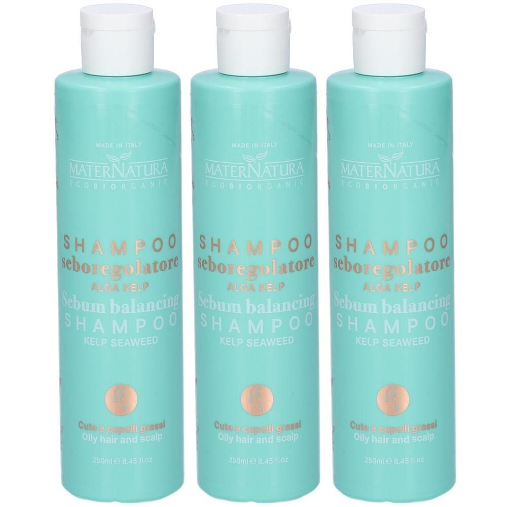 MaterNatura Shampoo Seboregolatore all'Alga Kelp
