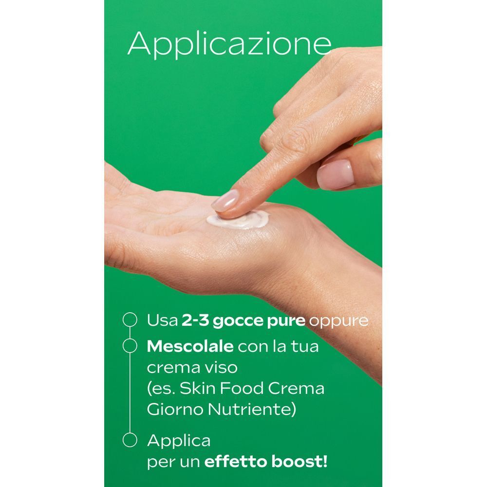 Applicazione di WELEDA Siero Antiossidante Protettivo sulla mano.