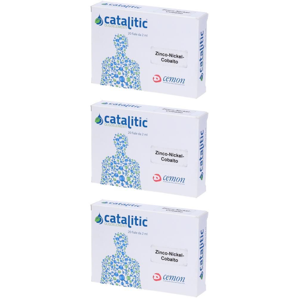 Catalitic Oligoelementi Zinco Nichel Cobalto Zn-Ni-Co 20 Ampolle