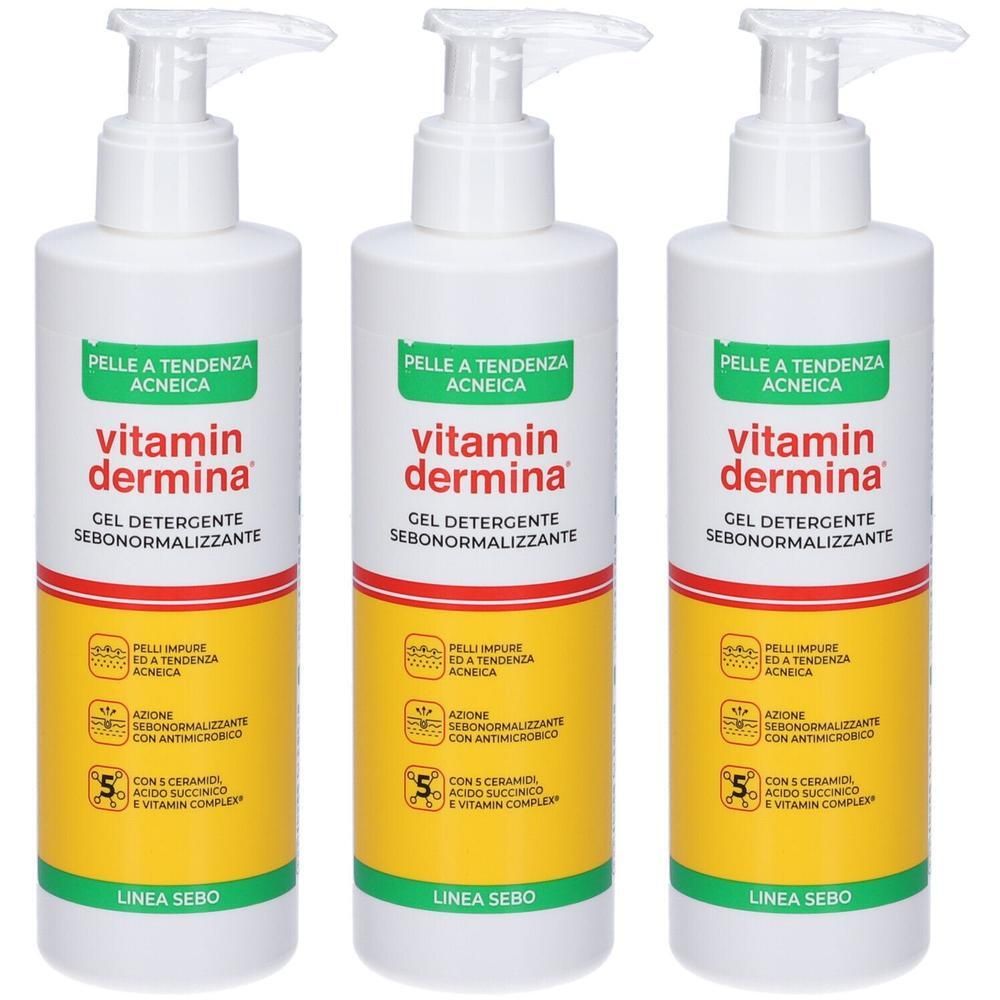 Vitamin Dermina Gel Detergente Sebonormalizzante
