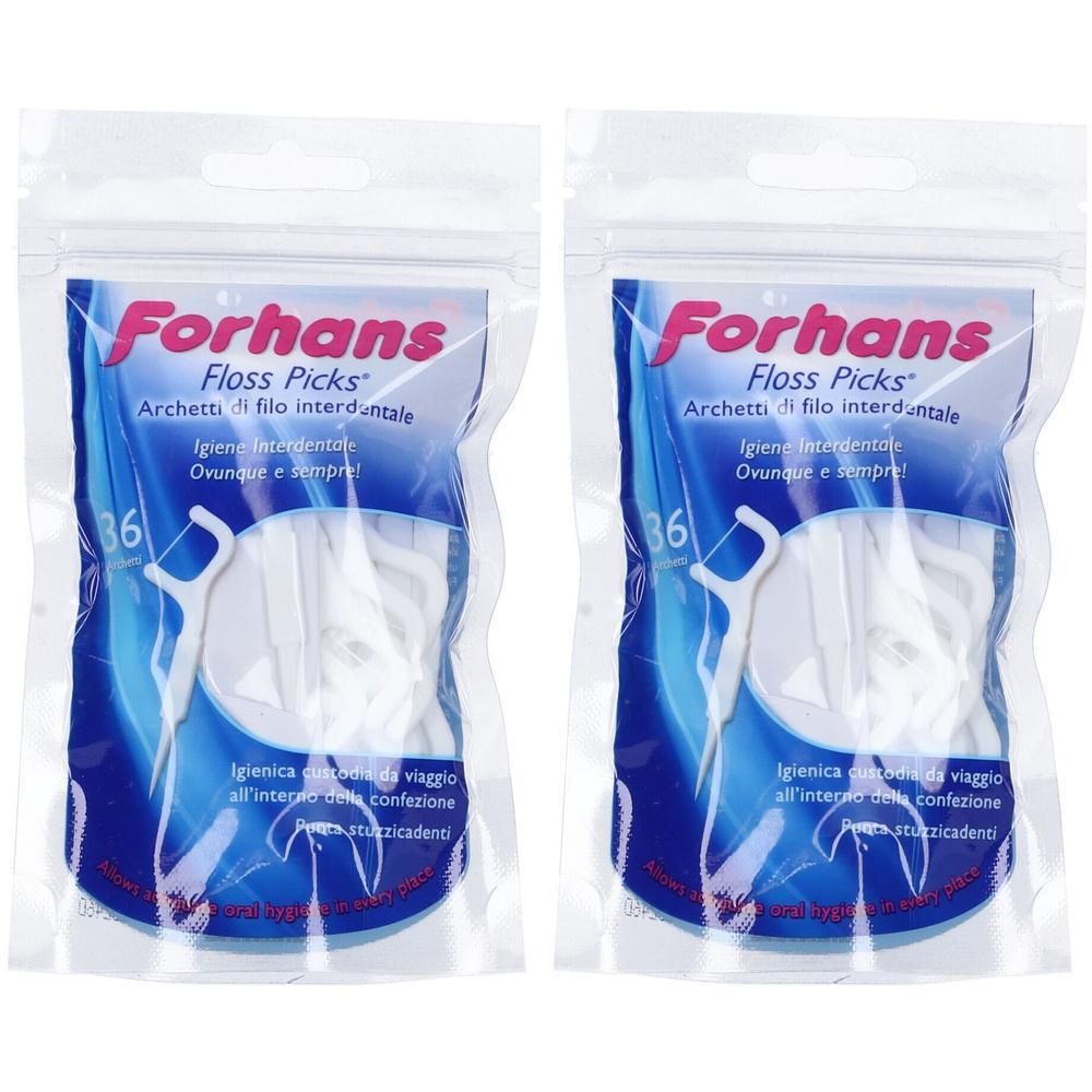 Forhans Floss Picks Archetti Interdentali