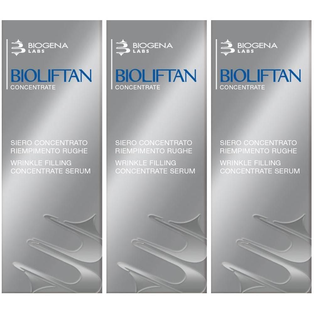 Tre confezioni di Bioliftan Concentrate, siero concentrato riempimento rughe.