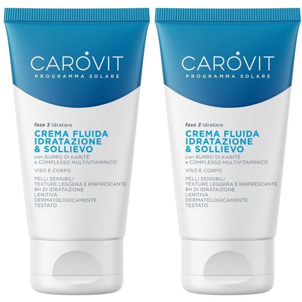 CAROVIT Programma Solare Crema Fluida Idratazione e Sollievo
