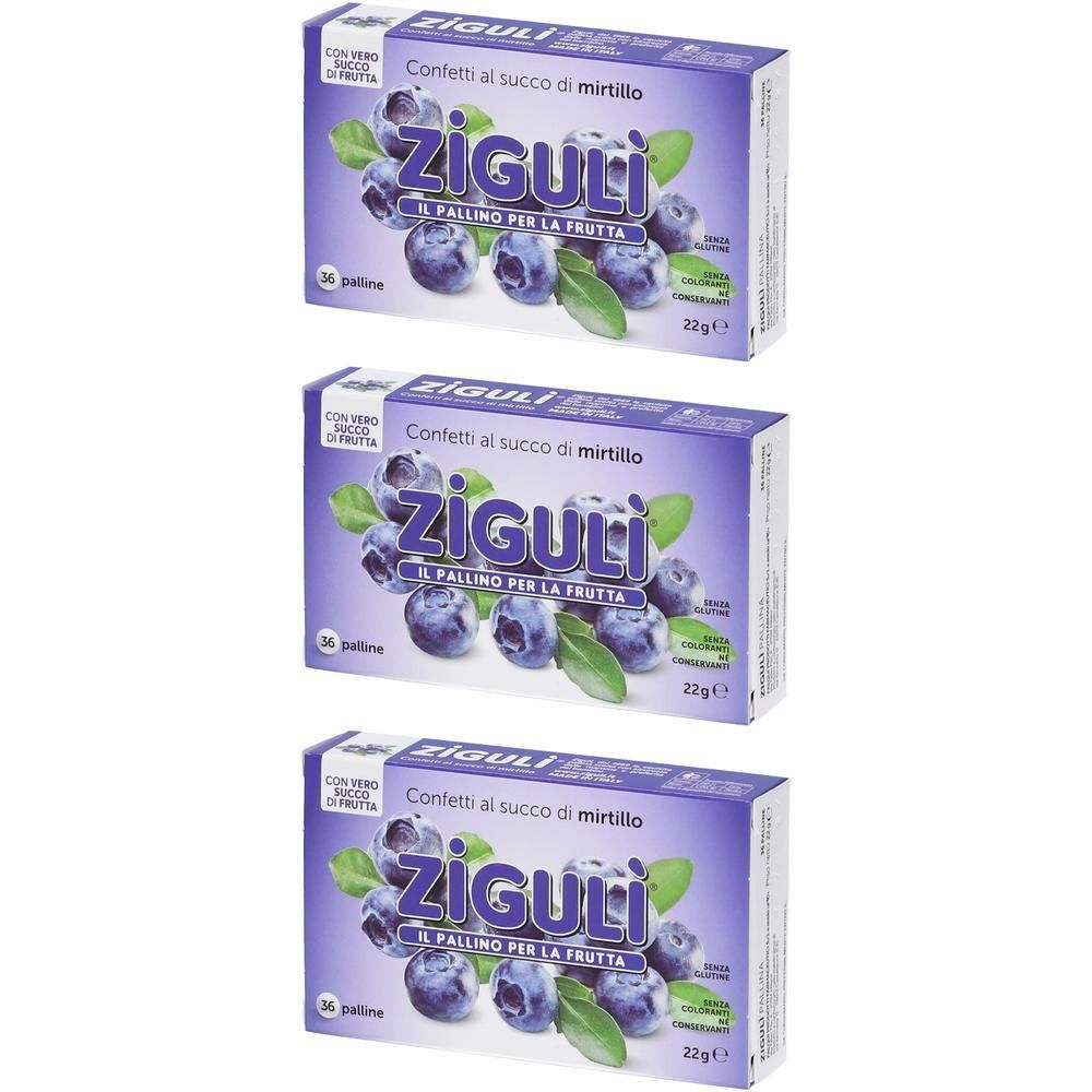 Zigulì® Confetti al Succo di Mirtillo