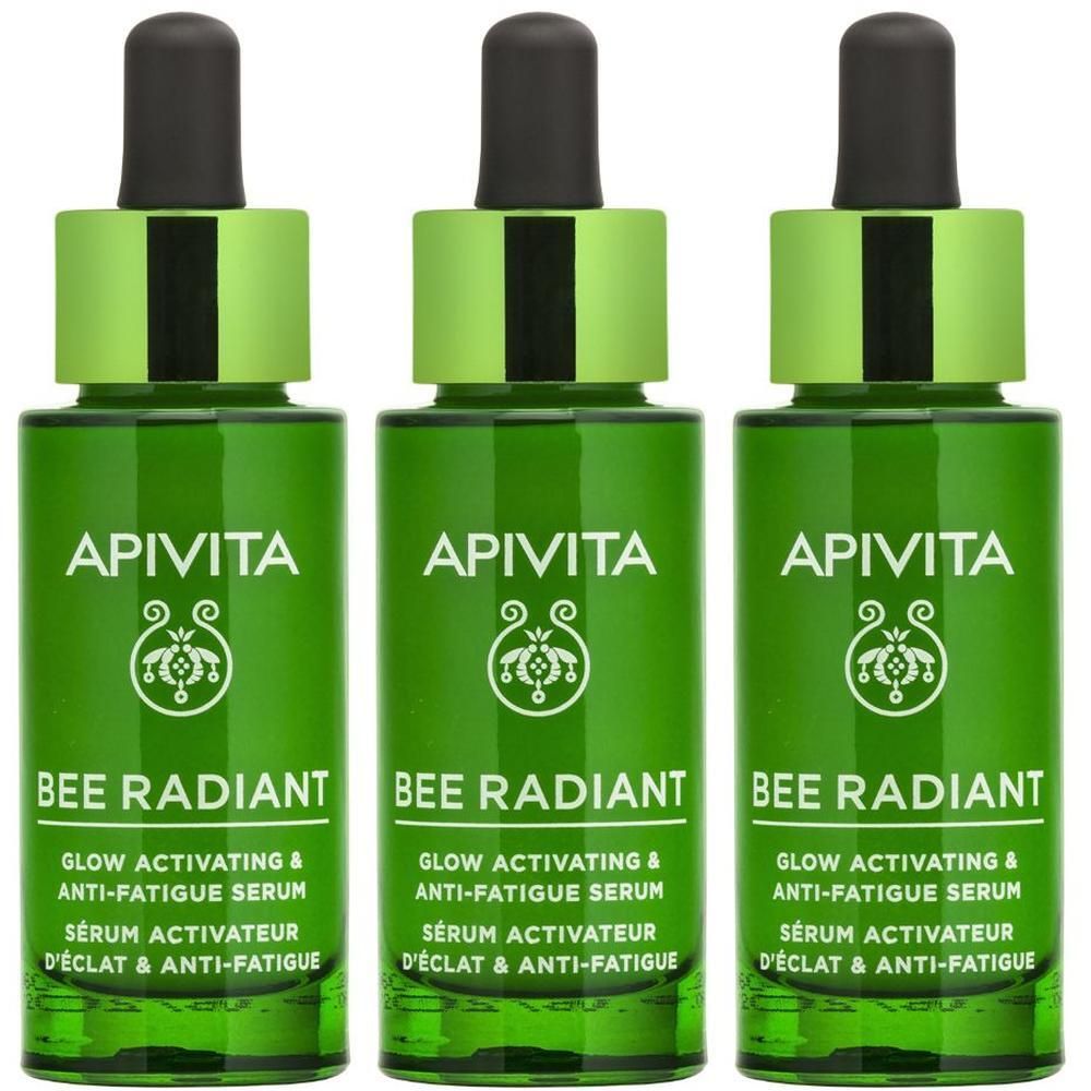 Apivita Bee Radiant Siero viso Attivatore di Luminosità e anti-età per pelle rimpolpata