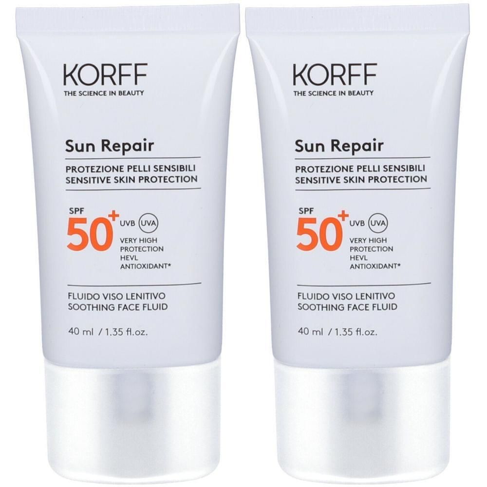 KORFF Sun Repair Fluido Viso Lenitivo Spf 50+