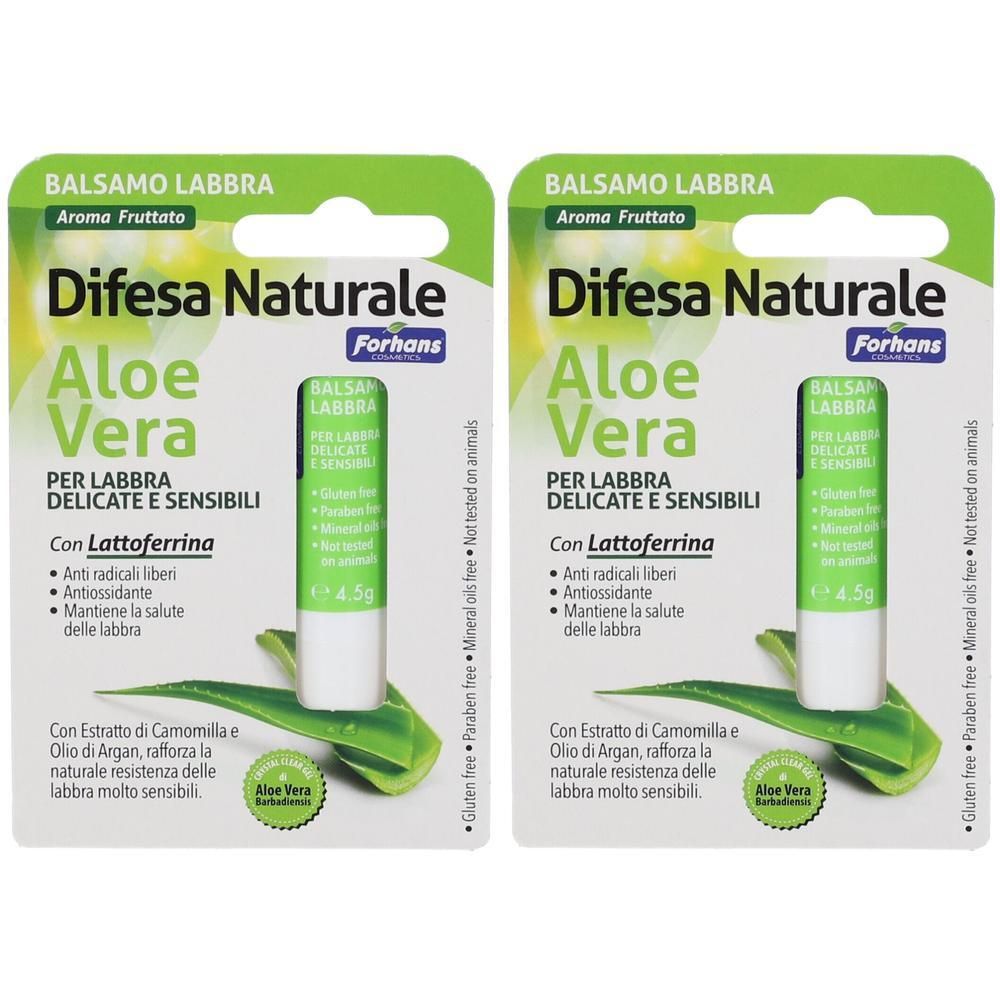 Lip Balm Forhans Cosmetics Lattoferrina Aloe Vera
