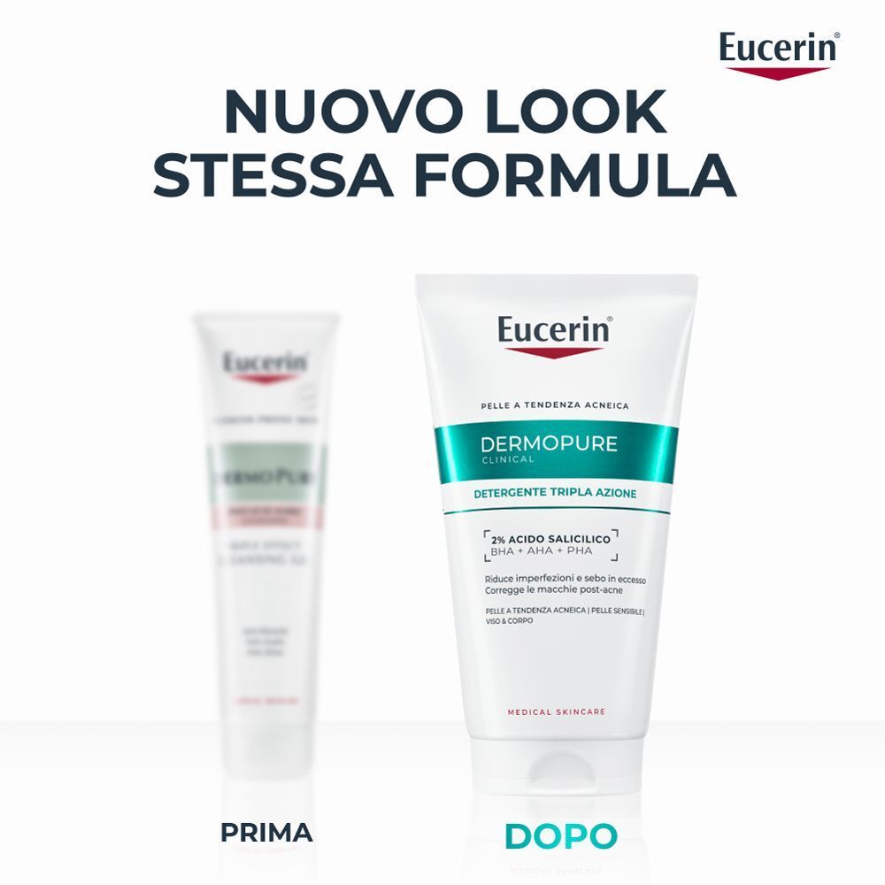 Eucerin Dermopure Detergente Tripla Azione 150ml